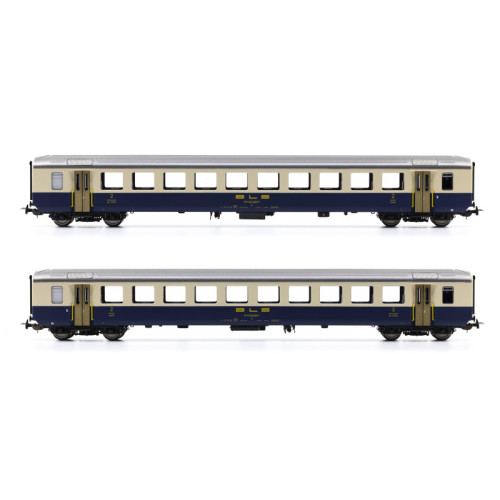 BLS Passenger car Set 2 parts EWI B-B (H0-AC) BLS Passenger car Set 2 parts EWI B-B (H0-AC)