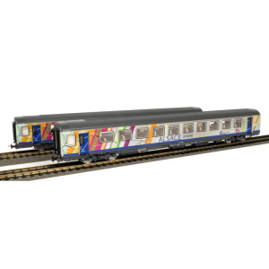 SNCF 2 Passenger Cars Corail Alsace A10tu + B11tu (H0)