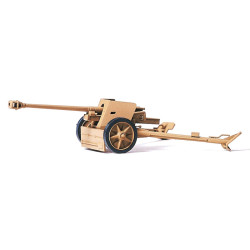 EDW 7,5 cm PAK 40 DR, 1939-1945, unbemalt (H0)