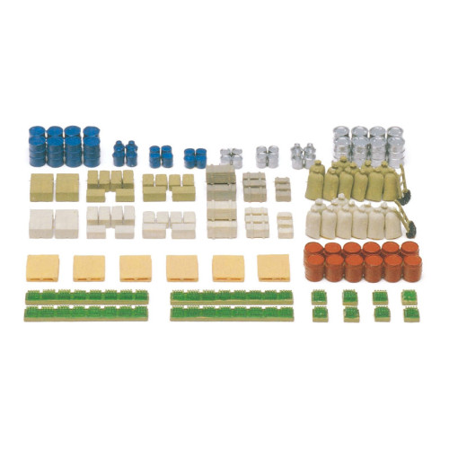 130 ongeverfde diverse belading(N)