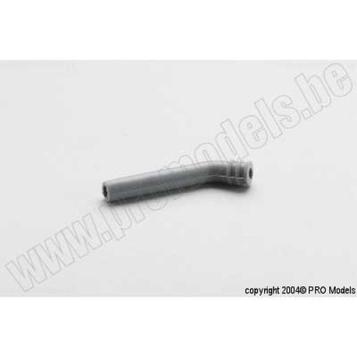 Coude échappement 6mm 45deg