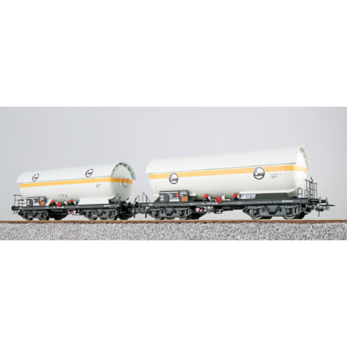 DB Coffret Wagons-citerne Zag620 Solvay - Löwengas (H0)