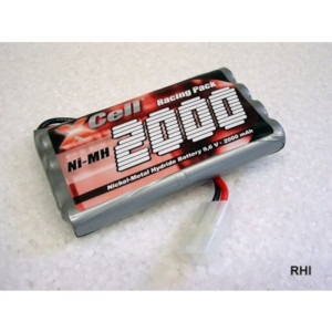 NiMH Battery 9.6V 2000mAh with Tamiya connector