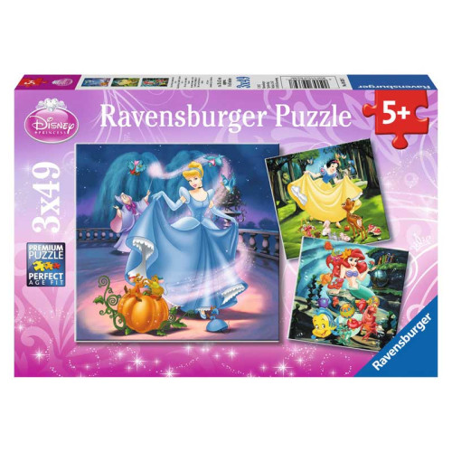 Blanche-Neige, Cendrillon, La petite sirène (3x49Pcs) Blanche-Neige, Cendrillon, La petite sirène (3x49Pcs)