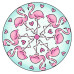Original Mini Mandala Designer Flamingo