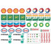 Body sticker sheet - Fuel Companies - 21x15cm (1/10)