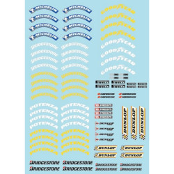 Body stickervel - Bandenlogo - 21x15cm (1/10)