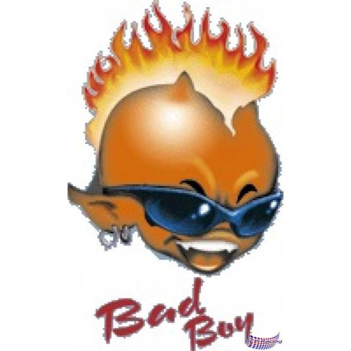 Autocollant Bad Boy Head Autocollant Bad Boy Head