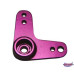 Alum. CNC L-shape arm purple Alum. CNC L-shape arm purple