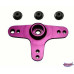 Alum. CNC T-shape arm purple