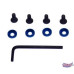 1/8 Engine Mount Screw Kit M4 Blue