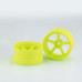 Comp. Drift Wheel DP5 Fluorescent Yellow (Offset 6mm, 2pcs) Comp. Drift Wheel DP5 Fluorescent Yellow (Offset 6mm, 2pcs)