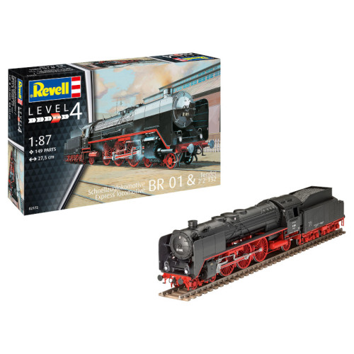 Loc à vapeur pour train rapide BR01 avec Tender 2'2' T32 (H0) Loc à vapeur pour train rapide BR01 avec Tender 2'2' T32 (H0)