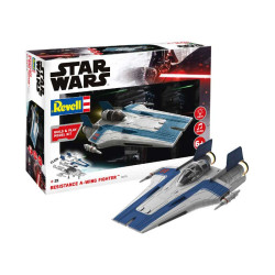 Build & Play - Resistance A-wing Fighter, blue (1/44) Build & Play - Resistance A-wing Fighter, blue (1/44)