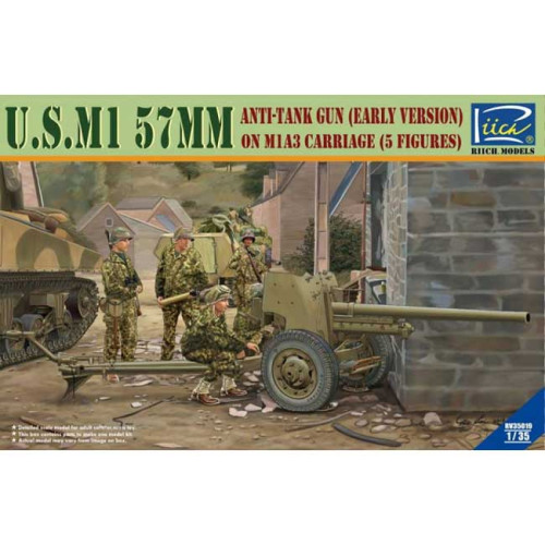 U.S. M1 57mm Anti-Tank Gun on M1A3 Carriage (1/35)