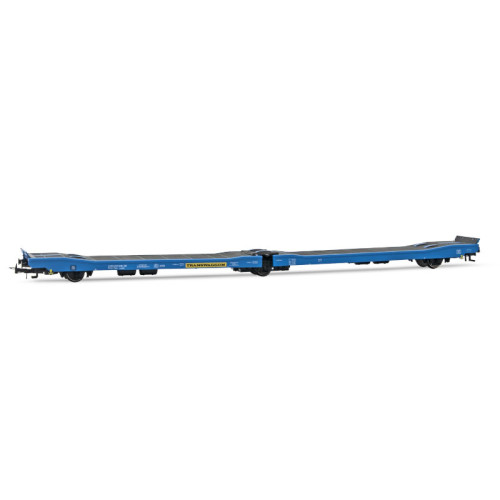 Transwaggon wagon plate-forme à 3 essieux Laads (H0)