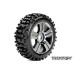Rhythm - 1/8 Pneus Buggy - Monté - Soft - Noir/Chromé (2Pcs) Rhythm - 1/8 Pneus Buggy - Monté - Soft - Noir/Chromé (2Pcs)