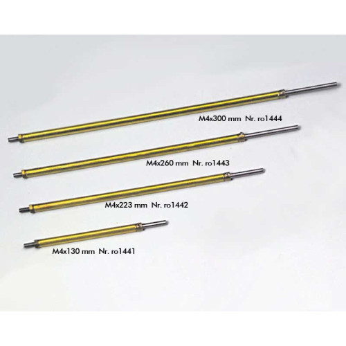 Arbre d'helice M4x223mm avec tube 175mm Arbre d'helice M4x223mm avec tube 175mm