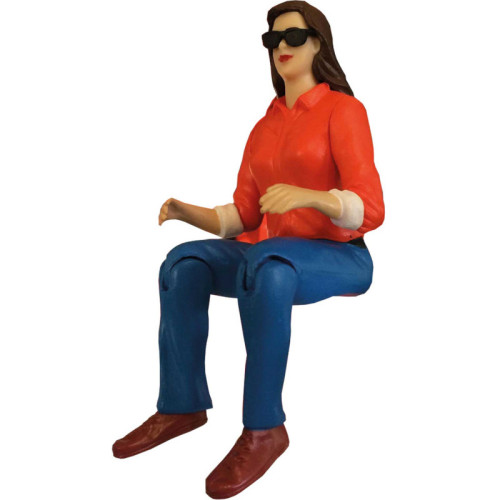 Chauffeur de camion - Femme avec lunettes de soleil (1/14.5)
