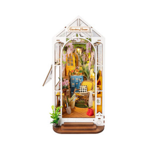 Garden House 3D Wooden Book Nook