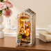 3D Wooden Book Nook Holiday Café