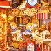 3D Wooden Book Nook Fairytale Amusement Park