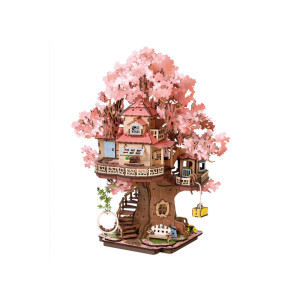 Sakura Tree House - 3D Puzzle Creation Set