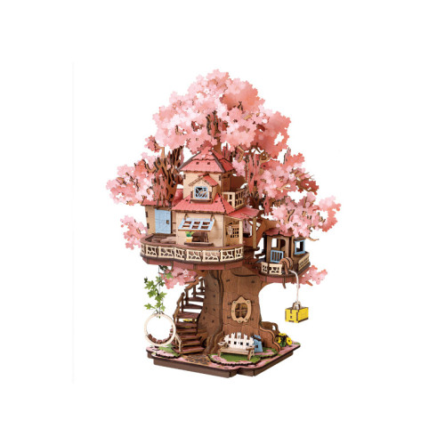 Sakura Tree House - 3D Puzzle Creation Set Sakura Tree House - 3D Puzzle Creation Set