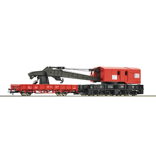 DB AG Crane car with barrier car (H0)