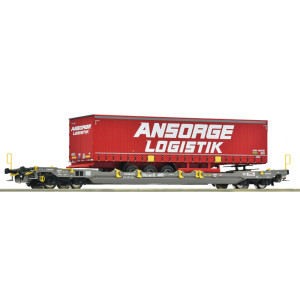 Hupac Pocket wagon T5 type Sdgnss Spedition Ansorge (H0)