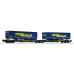 DB AG Deep Well Flat Car Set Sdggmrs/T2000 LKW Walter (H0)