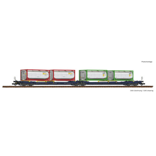 CEMAT Doppeltaschen-Gelenkwagen T3000e (H0)