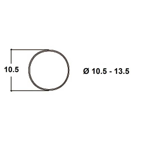 Antislipbanden D13.5/D10.5x0.5mm (10St)