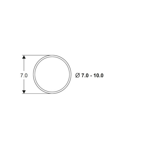 Antislipbanden D10/D7x0.5mm (10St)