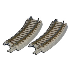 Curved Track R127-26deg - reverse curve (2Pcs) (Z)