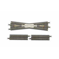 Crossing 112,8 mm, 13deg + 2x 53,6 mm Straight Track (Z)