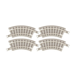 Curved Track R45-45deg (4Pcs) (Z)