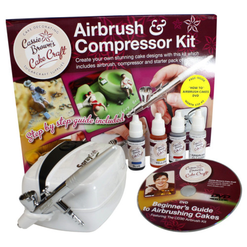 Spraycraft Cassie Brown CD30 Cake Craft Airbrush & CompressorKit