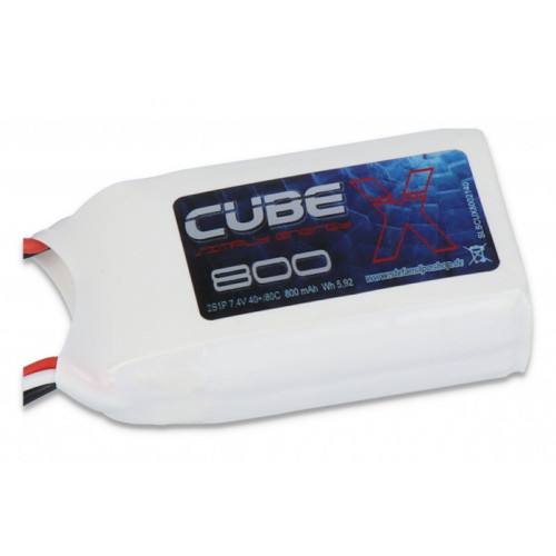SLS X-Cube 800mAh 2S1P 7,4V 40C/80C