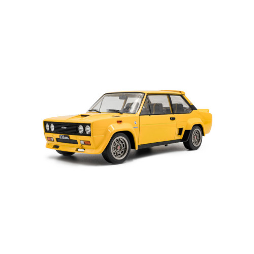 Fiat 131 Abarth 1980, Geel (1/18) Fiat 131 Abarth 1980, Geel (1/18)