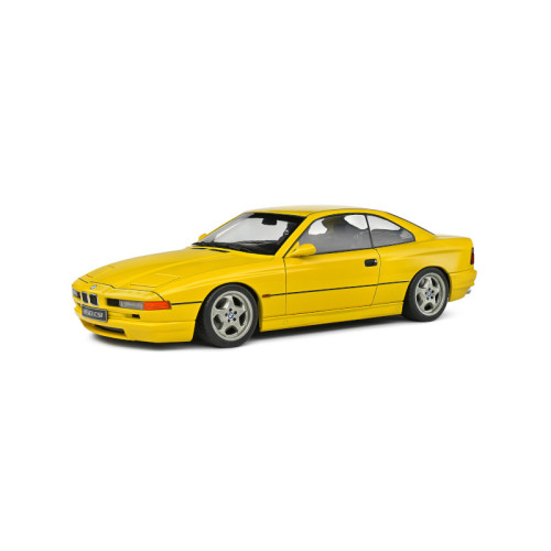 BMW 850 (E31) CSI 1990, Dakar Yellow (1/18)
