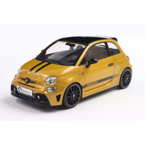 Fiat F595 Abarth Solido Works, 2024, yellow (1/18)