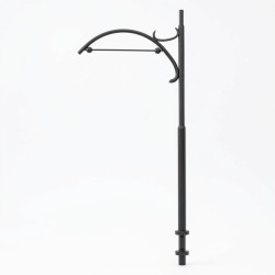 Single mainline mast for tramway (H0) Single mainline mast for tramway (H0)