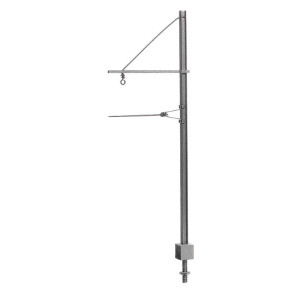 Lijnmast compleet, nieuwzilver, België (1 Stuk) (H0)