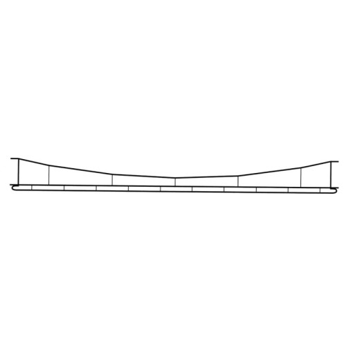 Double overhead contact wire 0.7 x 250 mm Belgium (5 Pieces) (H0) Double overhead contact wire 0.7 x 250 mm Belgium (5 Pieces) (H0)