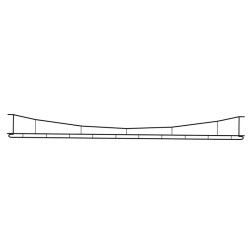 Dubbele Bovenleiding 0,7 x 360 mm België (5 Stuks) (H0) Dubbele Bovenleiding 0,7 x 360 mm België (5 Stuks) (H0)