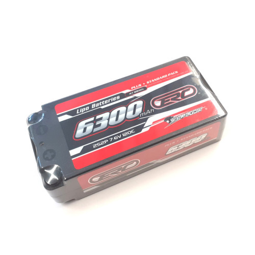 ERC LiPo 7.6V 2S 6300mAh 120C Shorty