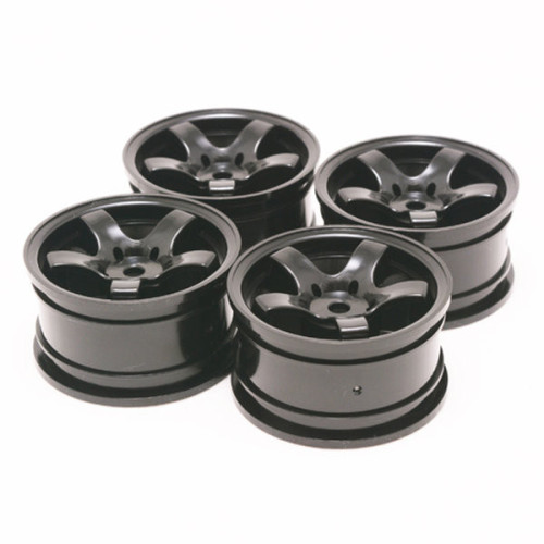 M-Chassis 5-Stick Wheel Type-A Black (4Pcs) M-Chassis 5-Stick Wheel Type-A Black (4Pcs)