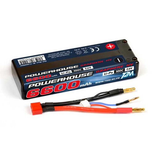 LiPo HV 6600mAh 2S/7,6V 100C LiPo HV 6600mAh 2S/7,6V 100C