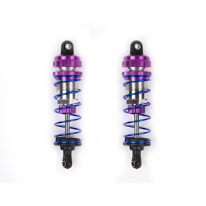Kit amortisseurs Alu Violette 105mm (2 Pièces)